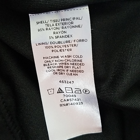 LOFT Outlet Black Sleeveless Dress Sz Large Petite - Picture 8 of 8